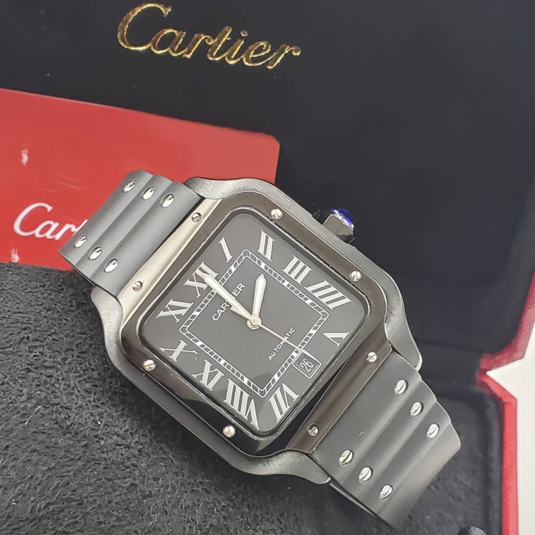 Cartier Santos Automatic Leather Strap