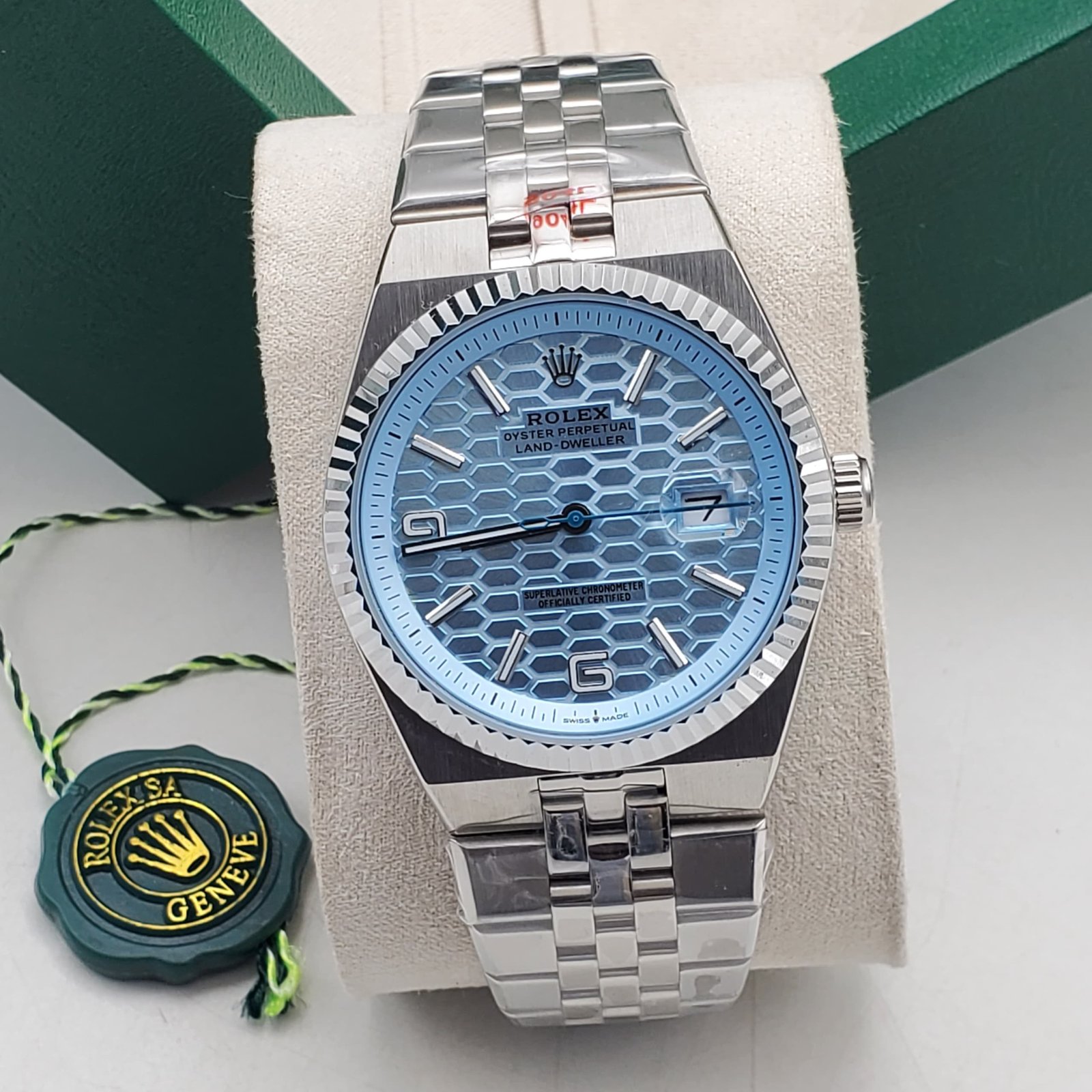 Rolex Land-Dweller – Ice Blue Jubilee